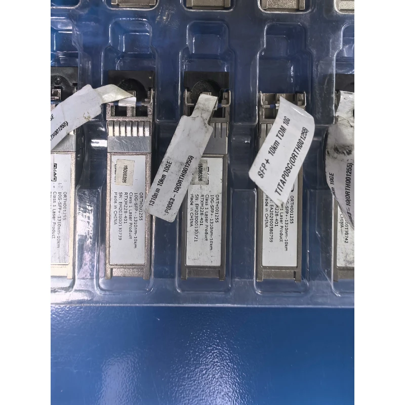 

3pcs Used for Fiberhome SFP+ 10G 1310nm 10km Single Mode Dual Fiber Transceiver Module