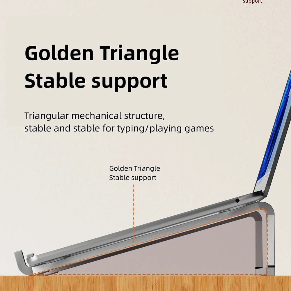 Aluminum Foldable Laptop Stand Adjustable Portable Tablet Stand Support Base Tablet ​​Lightweight Stand Universal Cooling Holder