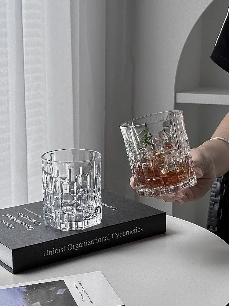 whisky wine glass light luxury beer household wine glass,  crystal  foreign wine glass