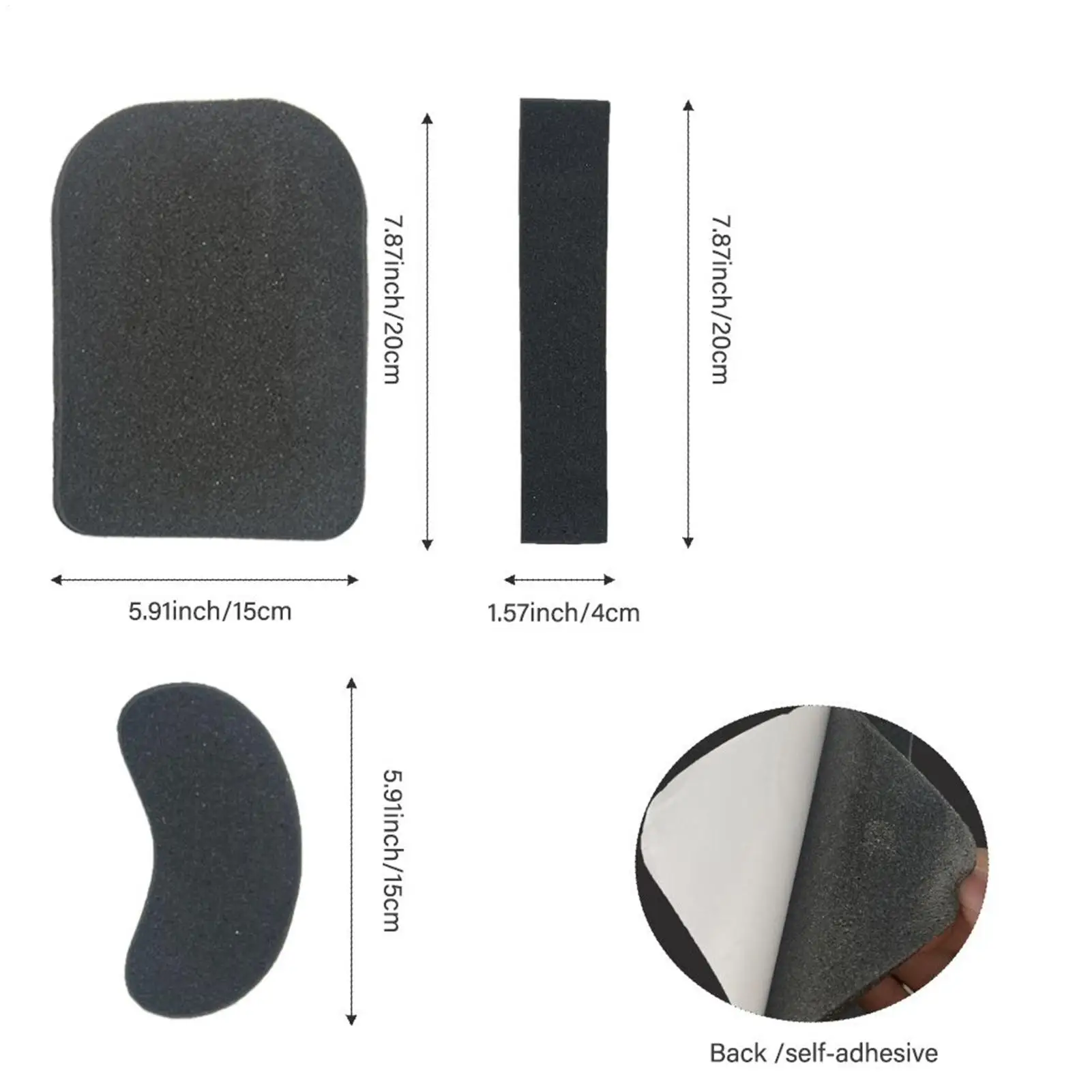 Ski & Snowboard Shin Guards Self-Adhesive High-Density Pads Secure Fit, No-Slip  for Impact Protection, Men, Women & Youth