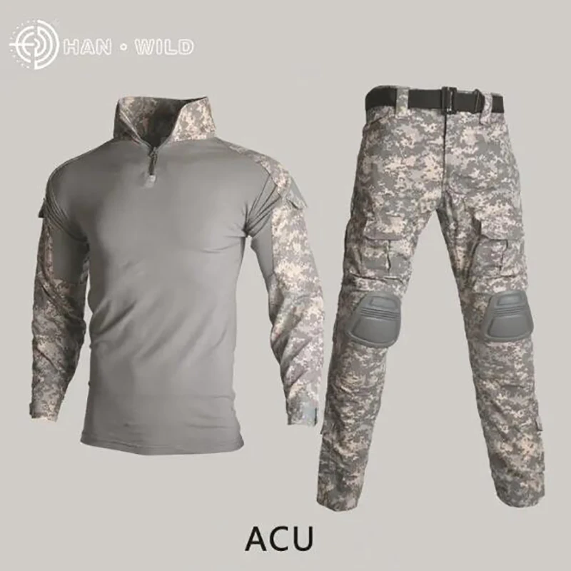 Multicam Clothing Chasse Clothing Set High Quality Hunting Fishing Equipments Hunting Apparel & Accessories