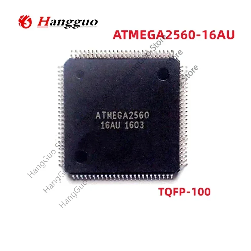 2pcs/Lots  Brand   new original    ATMEGA2560-16AU ATMEGA2560 TQFP-100 IC Chip