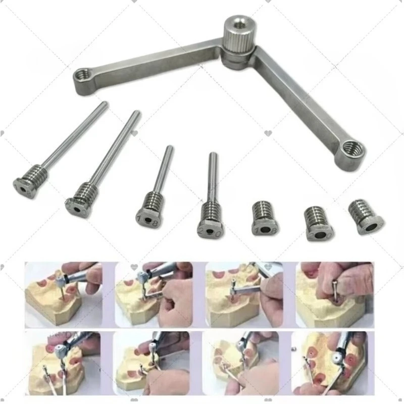 Lab Power Implants Guide Kit Tool Implant Locating Guide Positioning Locator Parallel Depth Extension KIT Tool.
