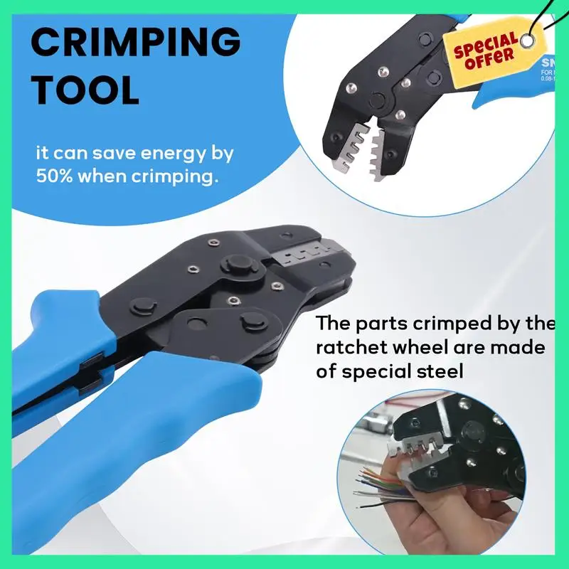 -A14E SN-2549 أداة تجعيد الكابلات الطرفية ذاتية الضبط مناسبة لمحطة Dupont PH2.0 XH2.54 KF2510 JST Molex D-SUB