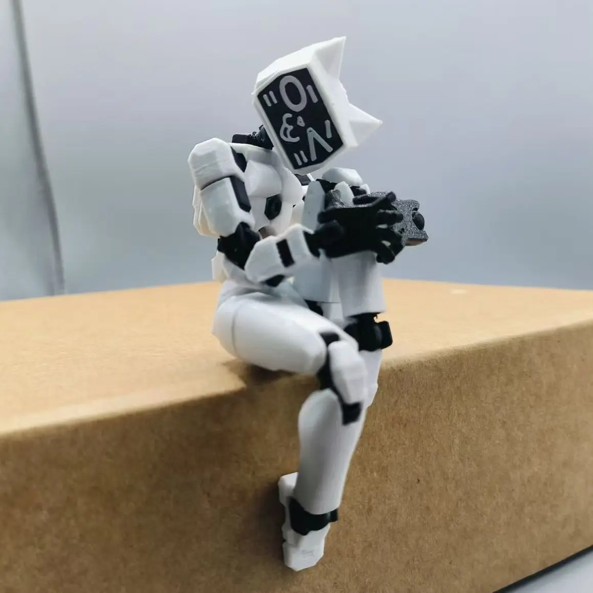 ดัมมี่13 ตุ๊กตาทีวีแมนพิมพ์สามมิติ หูแมว ฮาคิมิ - ฟิกเกอร์ขยับได้ พร้อมเล่น