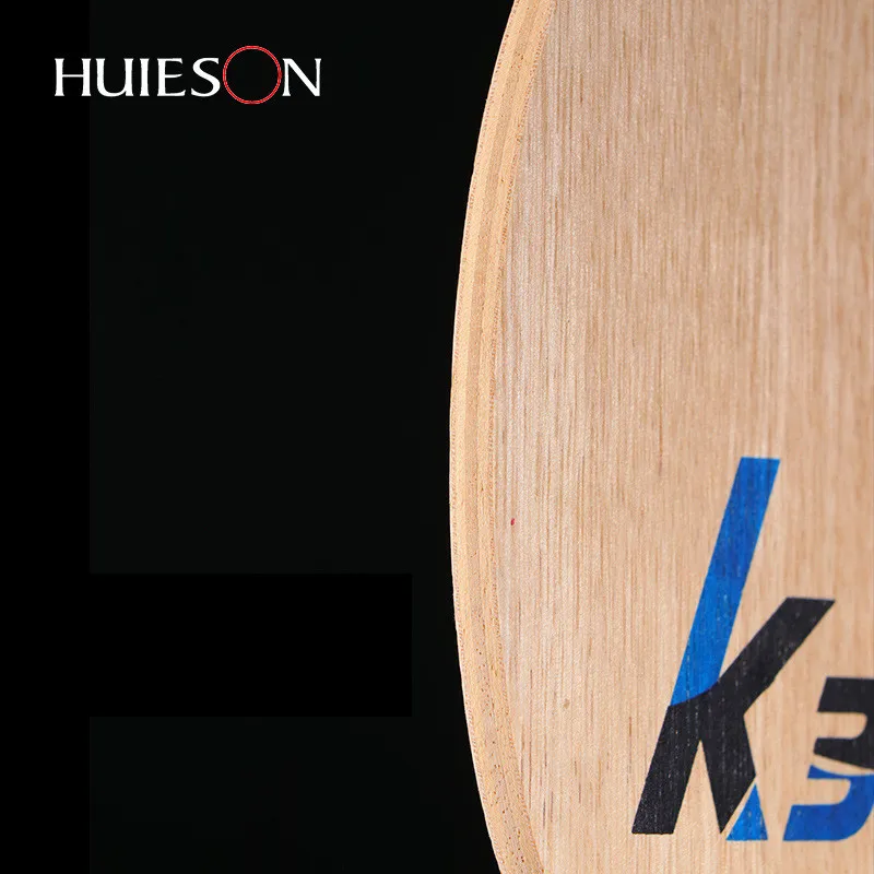 Huieson Table Tennis Blade K3, 2 Ply Limba 5 Ply Ayous Wood Ping Pong Blade for DIY Table Tennis Training Racket