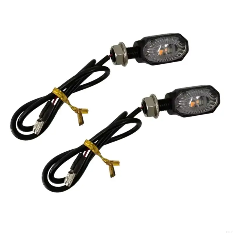 2025 New Small Oval LED Turn Signals Strong Heat Resistant Material Universal All Bike Models Upgrades for Motorcycles
