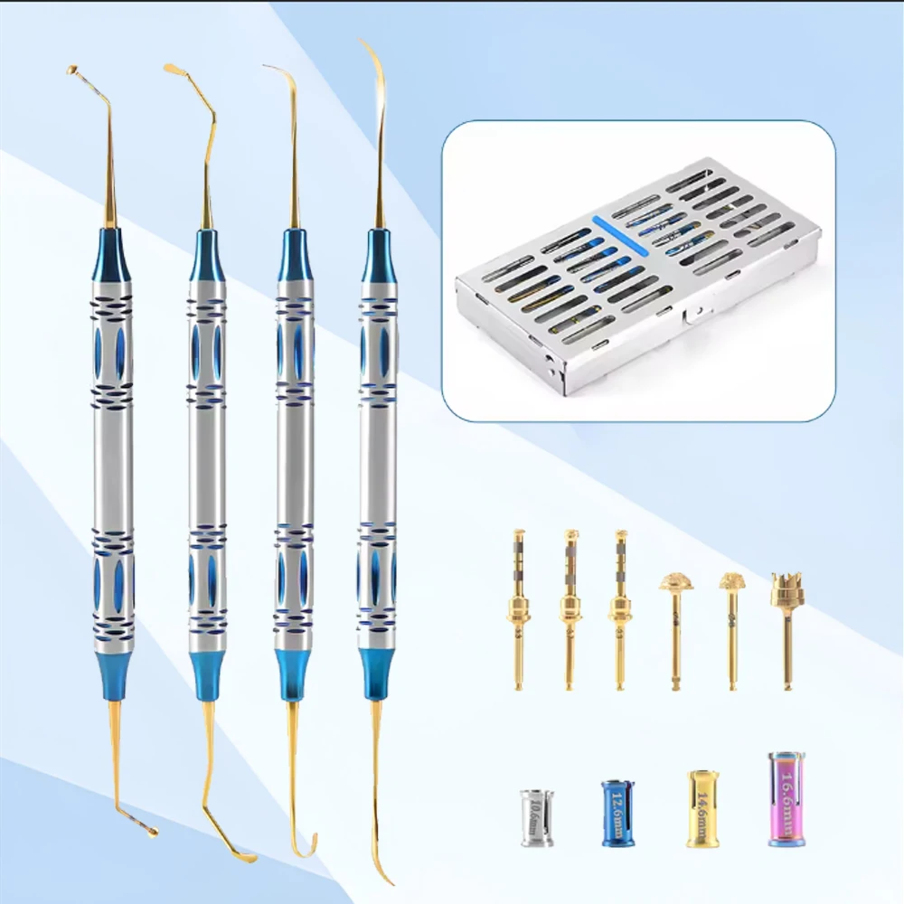 

Набор зубных пазух со сверлами для имплантатов, стопоры для подъема пазух, ручные хирургические инструменты, набор инструментов