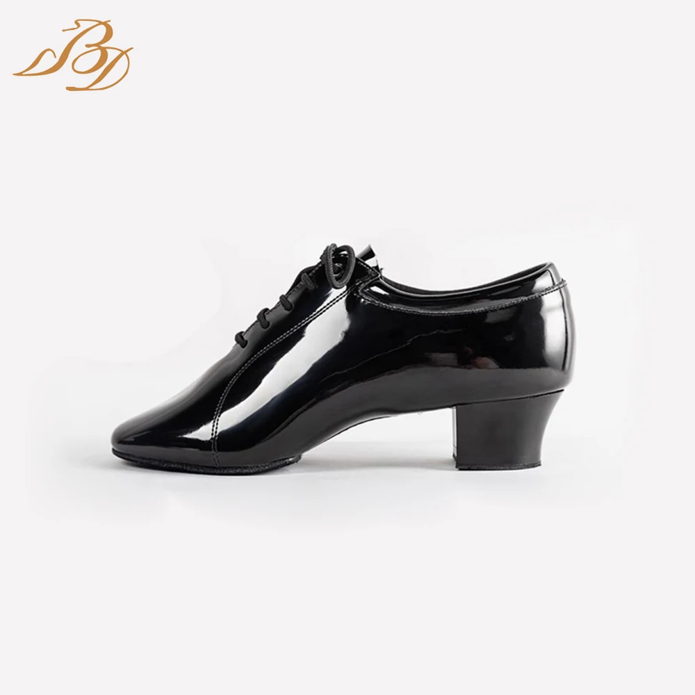 BD Dance Sexy High Heel Ltino Dance Shoes for Men Ballroom Jazz Perform Competition Tango Argentina Sneakers Kids Brands BD419