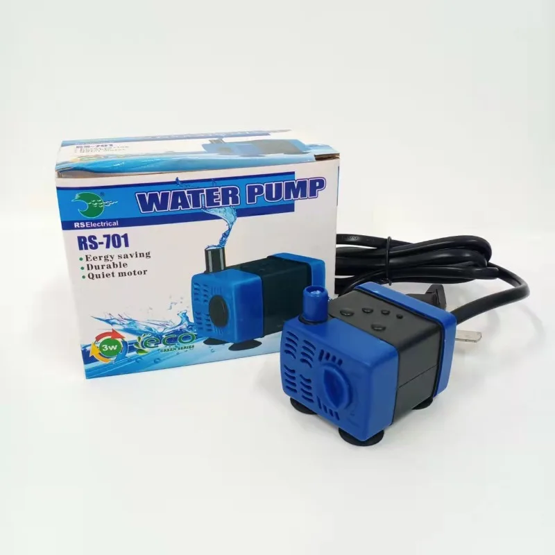 Nissin RS-701 901 submersible pump, fish tank, aquarium, small submersible pump with adjustable flow rate, pumping pump cycle