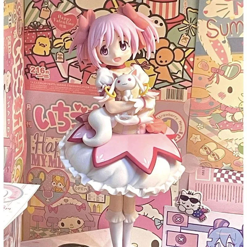 Kawaii Puella Magi Madoka Magica Anime Figure Kaname Madoka Action Figure Magic Girl Model Decor Statue Doll Toys Christmas Gift