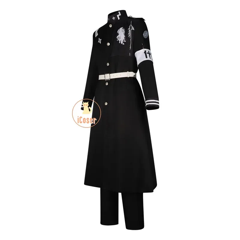 The Hundred Line Yugamu Omokage 코스프레 의상 가발 배틀 유니폼 라스트 디펜스 아카데미 할로윈 파티 여성 남성 코스 의상