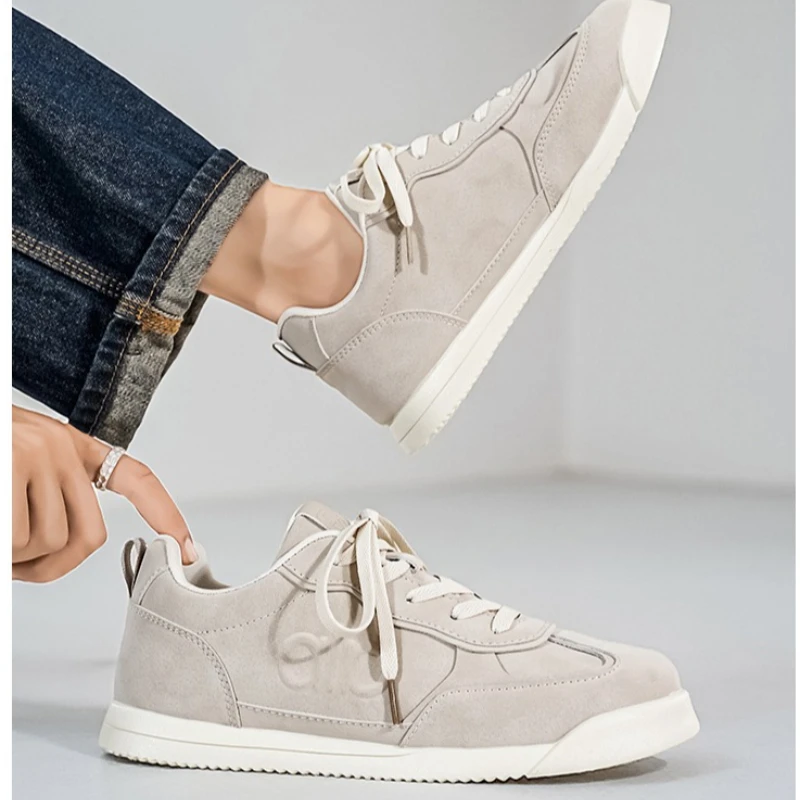 قماش لينة سوليد منخفضة أعلى الرجال كبيرة الحجم جولة تو الدانتيل متابعة المألوف ريترو ستايل تنوعا أحذية مجلس مبركن عادية