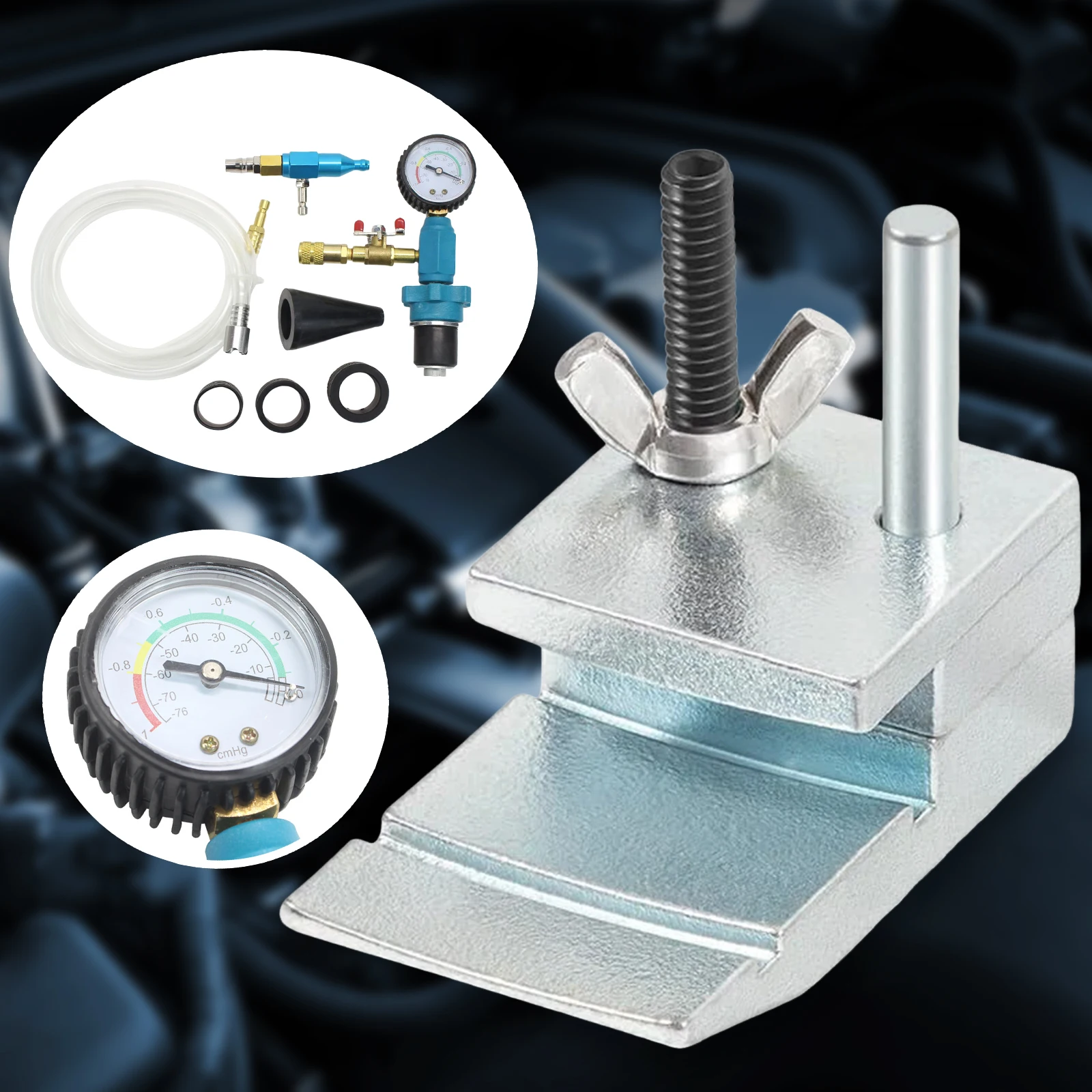 59350 تمتد حزام المثبت حزام التوتر أداة التثبيت تمتد حزام تصاعد جهاز لمحركات فورد 3.5L و 3.7L #2