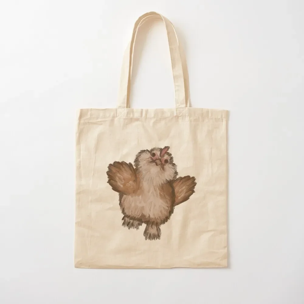 

Faverolles Dancing Chicken Tote Bag custom canvas bag Canvas Canvas stote bag