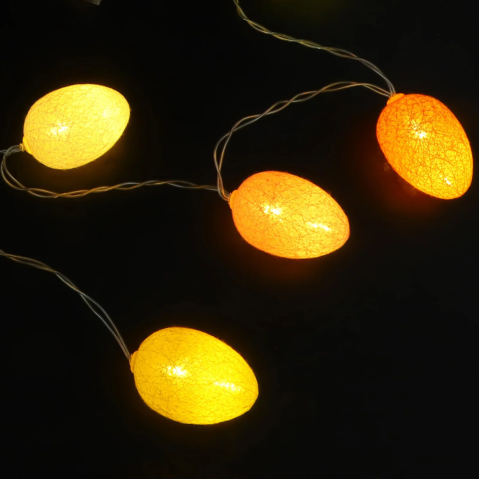 Festive LED Easter Egg String Light Powered Decoration for Parties Outdoor Indoor Windows Trees Centerpiece Displays