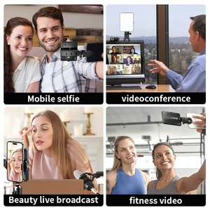 Verstellbarer RGB Hot Stiefel Füllung, Live -LED -Fotografie, tragbare Atmosphäre, mobile Kamera, Taschenlicht, Schönheit Hauptverkäufe LED LED RGB - №4