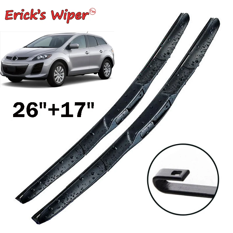 Erick's Wiper Front Wiper Blades For Mazda CX7 CX-7 2006 - 2013 Windshield Windscreen Clean Window Car Rain Brushes 26