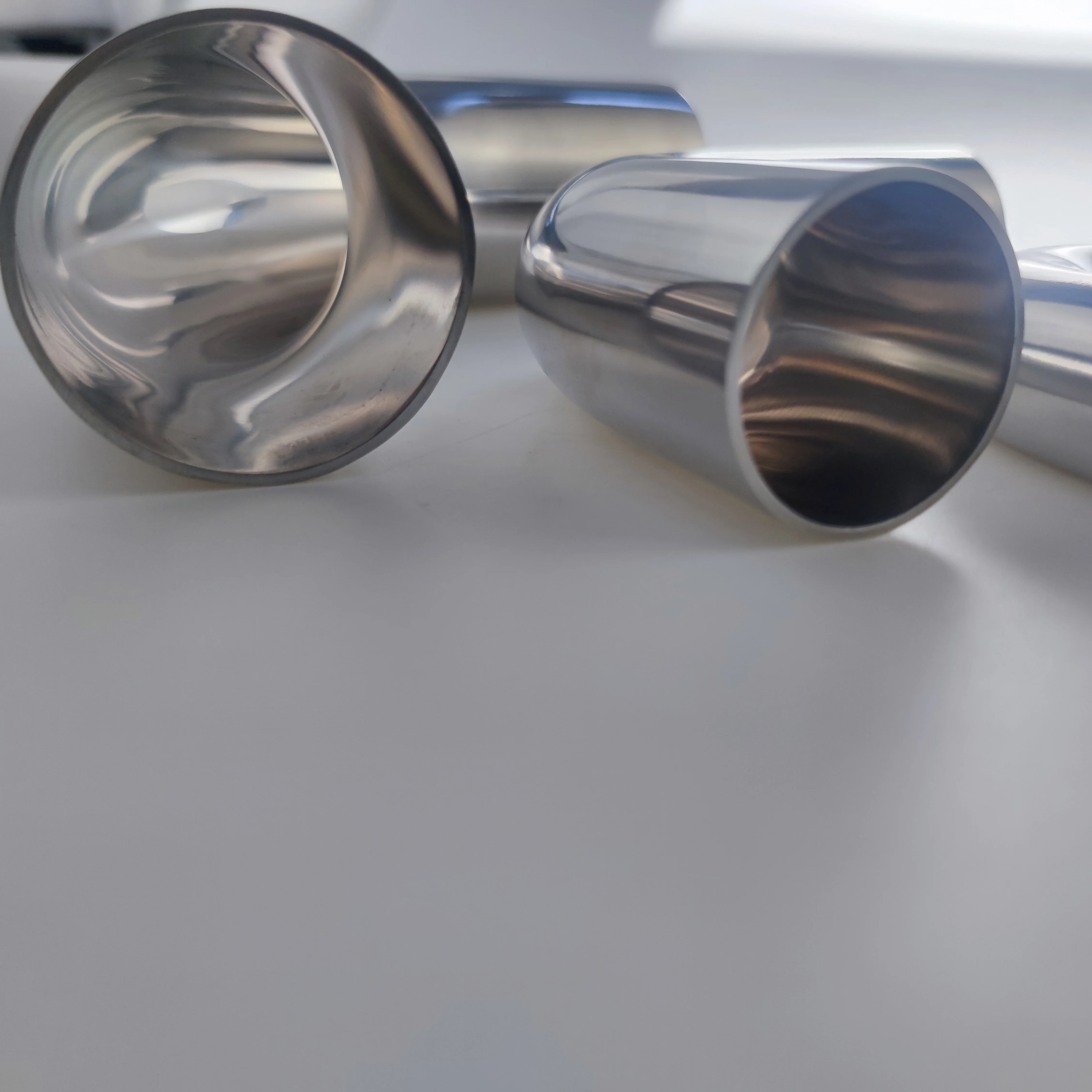 EP/BA 등급 스테인리스 스틸 엘보 티 감속기, 전해 연마 3A 연장 용접, BPE 표준 316L 자동 용접