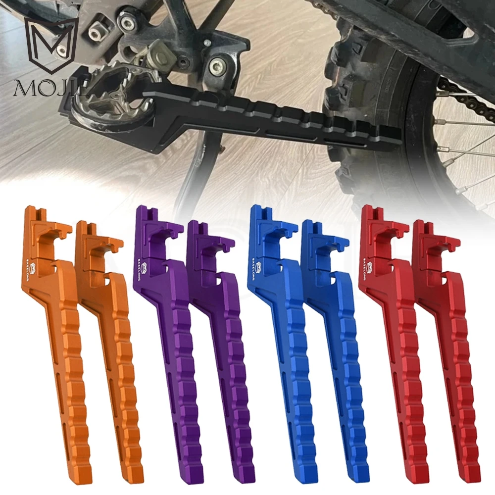 

NEW Passenger Foot Peg Extensions Extended Footpegs Motorcycle Accessories For GasGas SM700 / ES700 2022 2023 2024 SM 700 ES 700