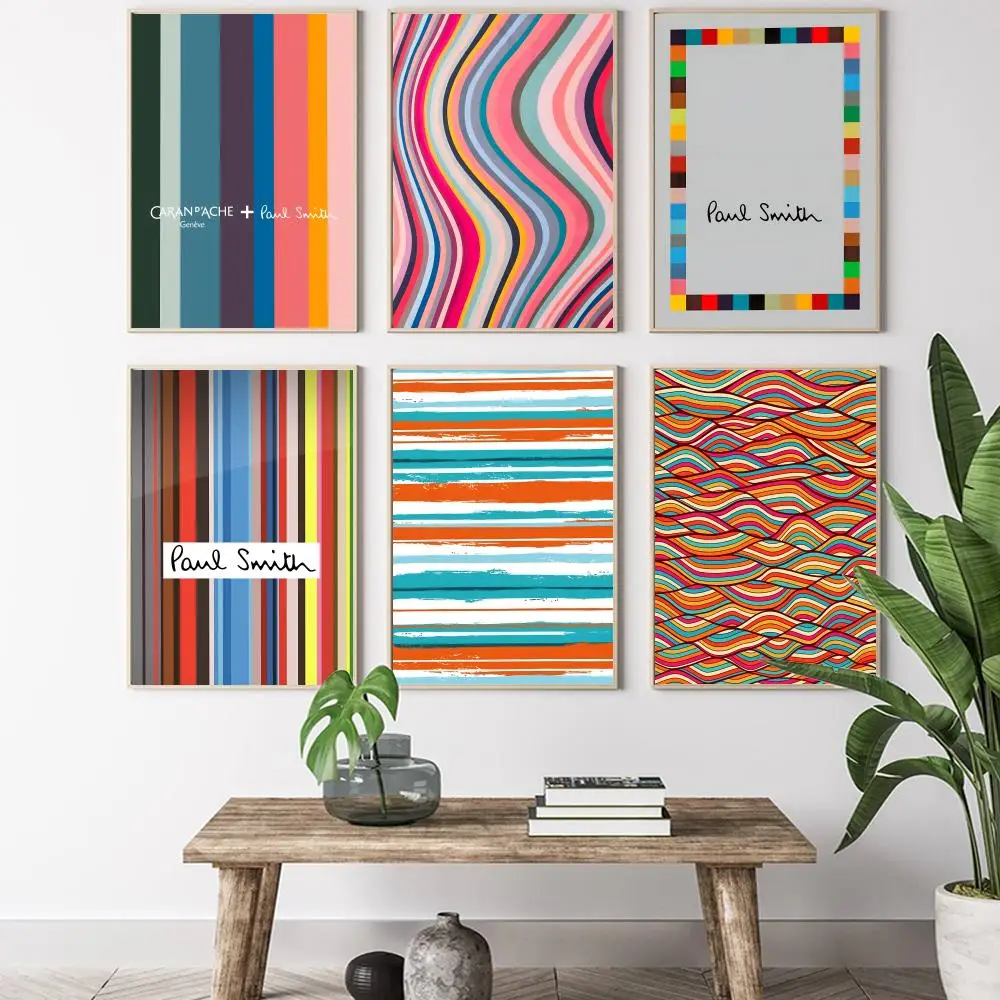 S-SmithS-F-FashionS-P-Paul Brand Poster HD art sticky wall waterproof home living room bedroom bar aesthetic decoration