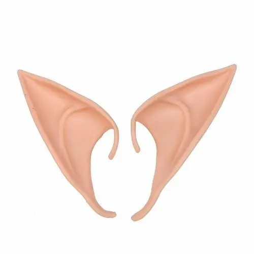 Mysterious Angel Elf Ears Latex Ears for Fairy Cosplay Costume Accessories Halloween Decoration Photo Props Adult Kids Toys