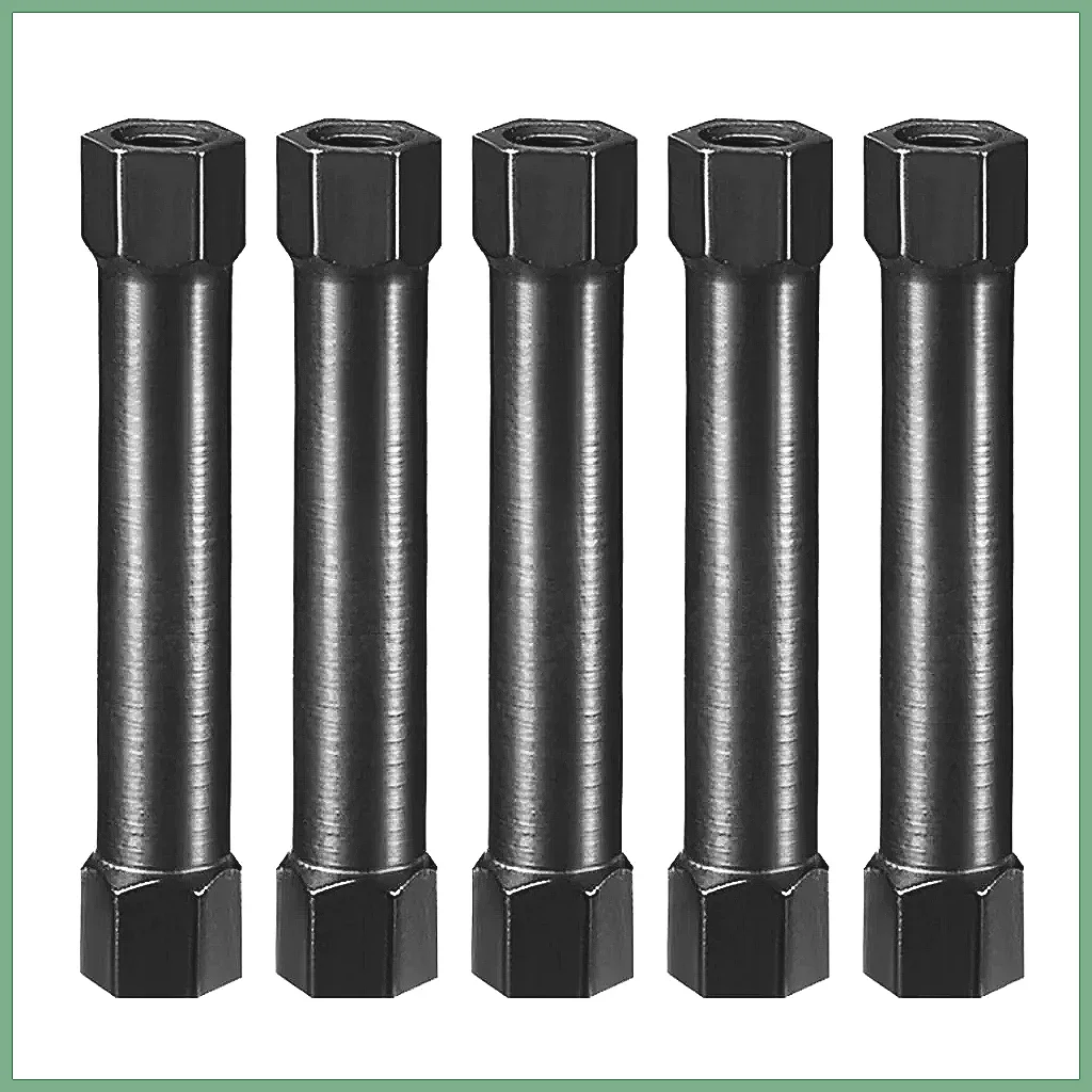 5pcs M3 Aluminum Hex Standoff Spacer Column 45 50 55 60mm CNC Red Black for RC Airplane FPV Quadcopter Drone