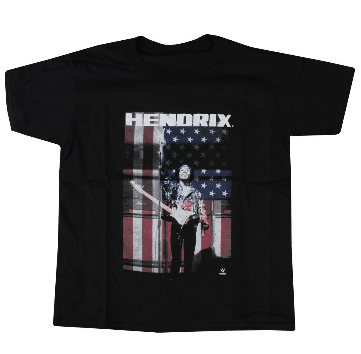 Jimi Hendrix Psychedelic Color Mandala Silhouette Portrait Graphic Tee Legendary Hippie Blues Rock Musician Merch Casual
