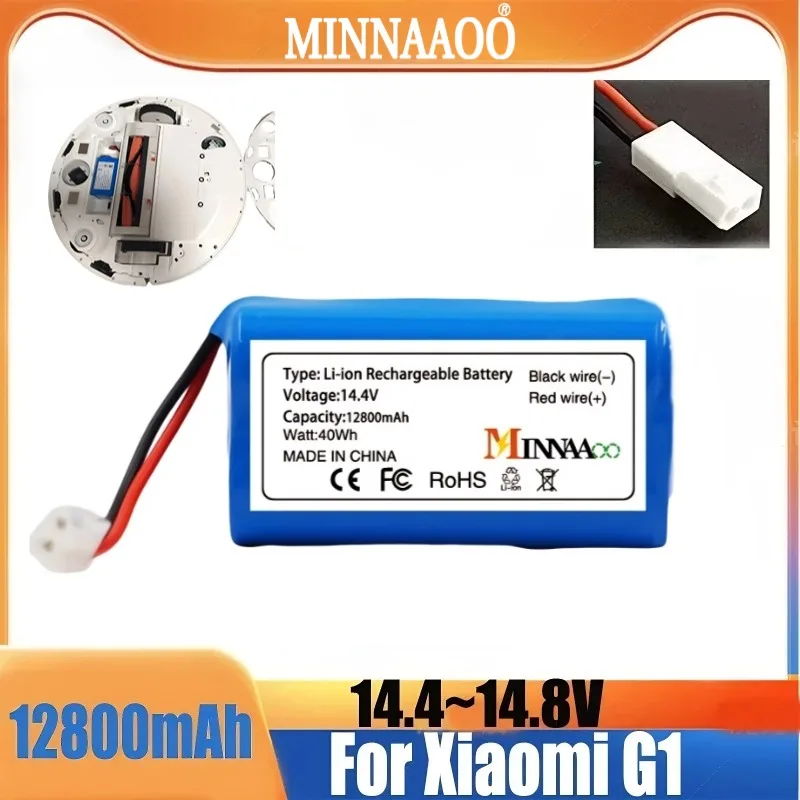 

14.4V 18650 3500mAh 6800mAh Replacement Battery For XIOMI MIJIA Mi Robot Vacuum-Mop Essential G1 MJSTG1 Sweeping Mopping robot