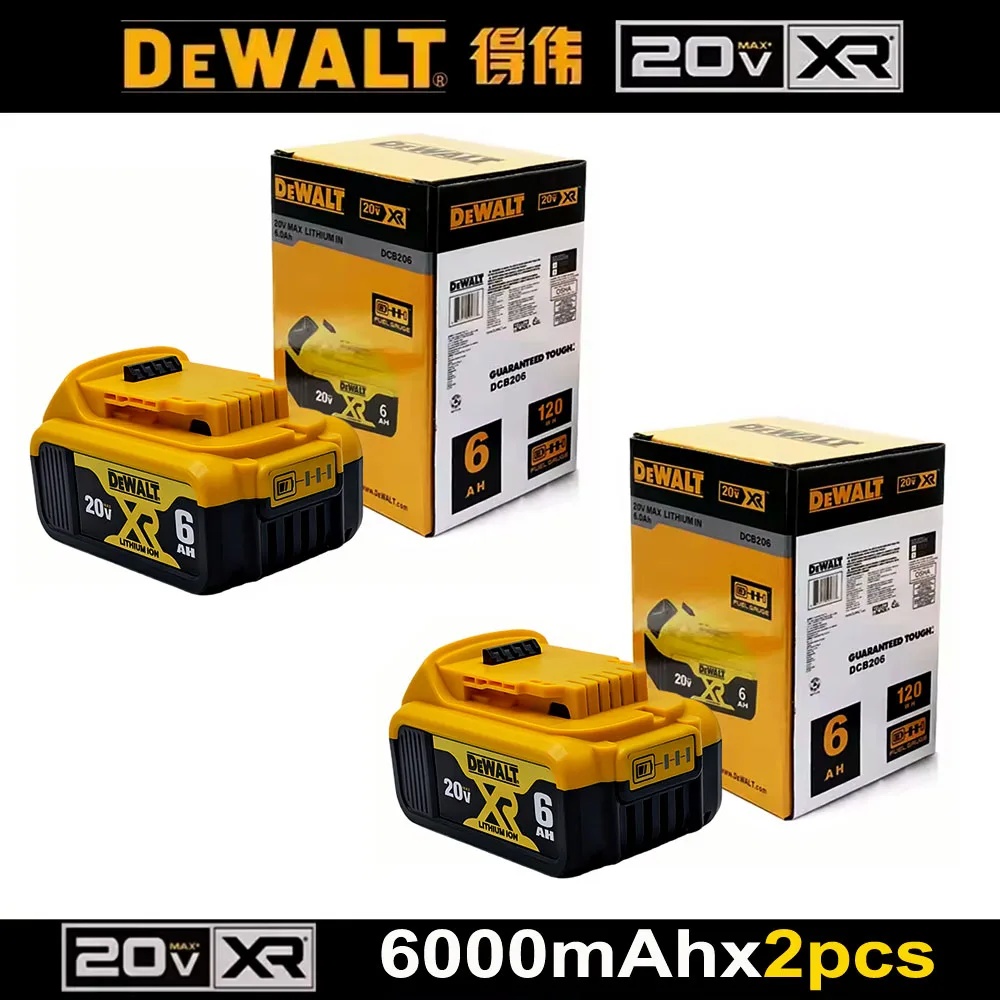 

Replaceable 20V Original DeWalt battery 6.0Ah. DCB606 DCB609 DCB184 DCB200 DCF845 DCF850 DCF911 DCD800 DCD805 Tools Battery