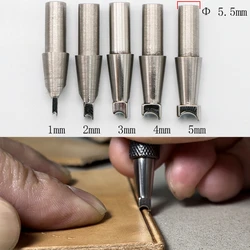 Strumento per intaglio in similpelle bordatrice e doppia linea per intagliare coltelli girevoli strumento in pelle