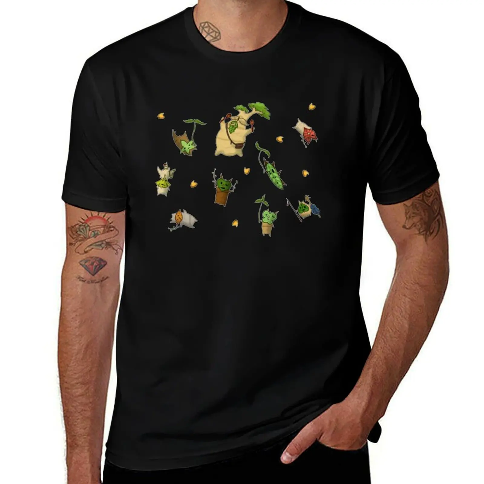Flying Koroks T-Shirt Large Size Casual Tee Shirt T-Shirt