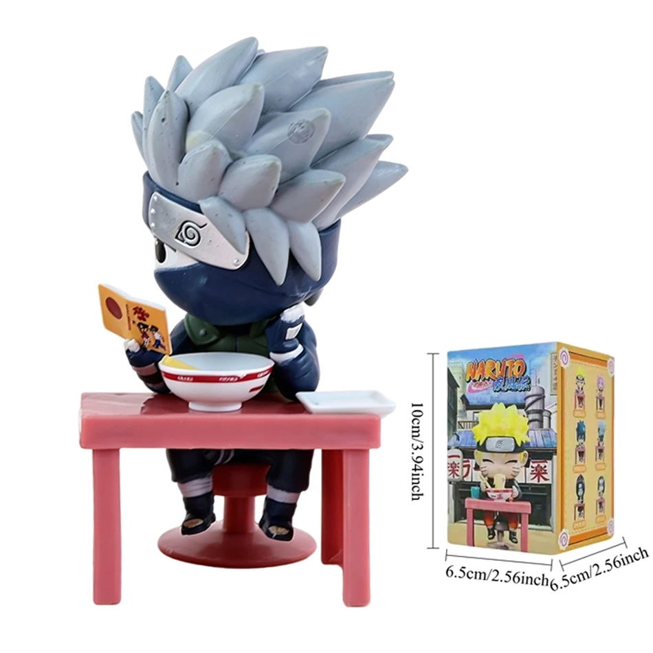 Bestseller Naruto Shippuden Ramen Themen-Serie Blind Box - Chibi Mini PVC Anime-Figuren, Uchiha Sasuke & Naruto Spielzeug, Tägliche Geschenke