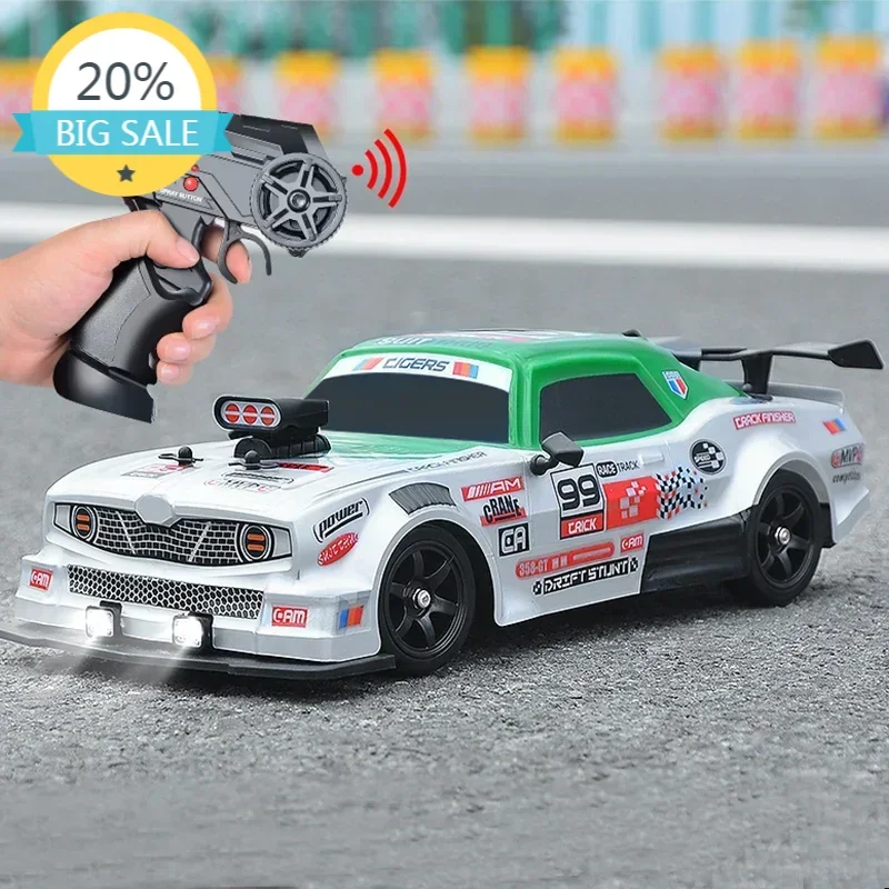 

2.4G Drift Rc Car 4WD High Speed RC Drift Car Toy Remote Control Model Vehicle Car RC Vehicle Toy with Light Spray for Child