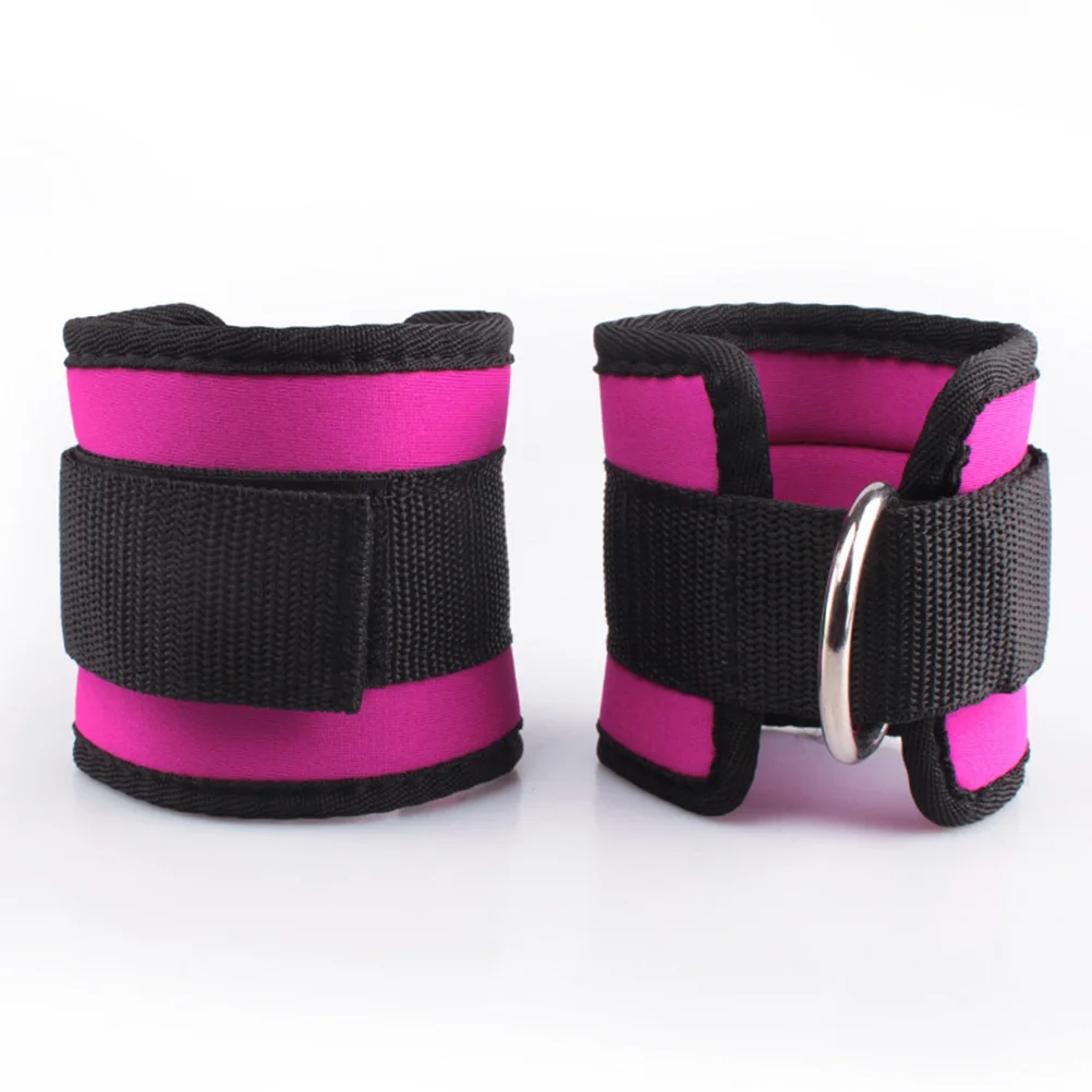 Sangle de cheville réglable, conception de boucle d'anneau en D pour l'entraînement des jambes, équipement d'exercice sportif, façonnage du corps des hanches, outil de Fitness étanche