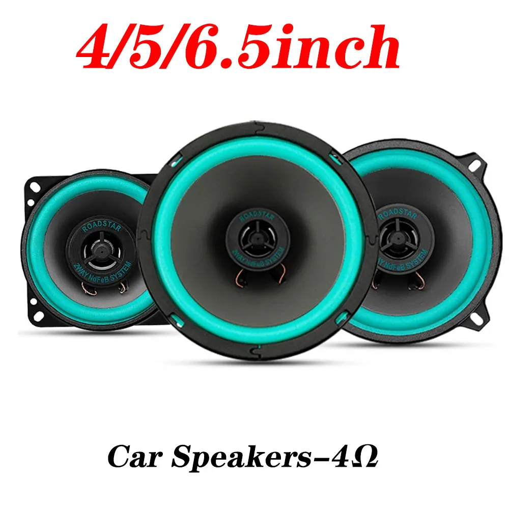 

1Pcs 4/5/6.5 Inch HiFi Coaxial Subwoofer 100W/160W Car Automotive Audio Music Stereo 12V Full Range Frequency Car Speaker