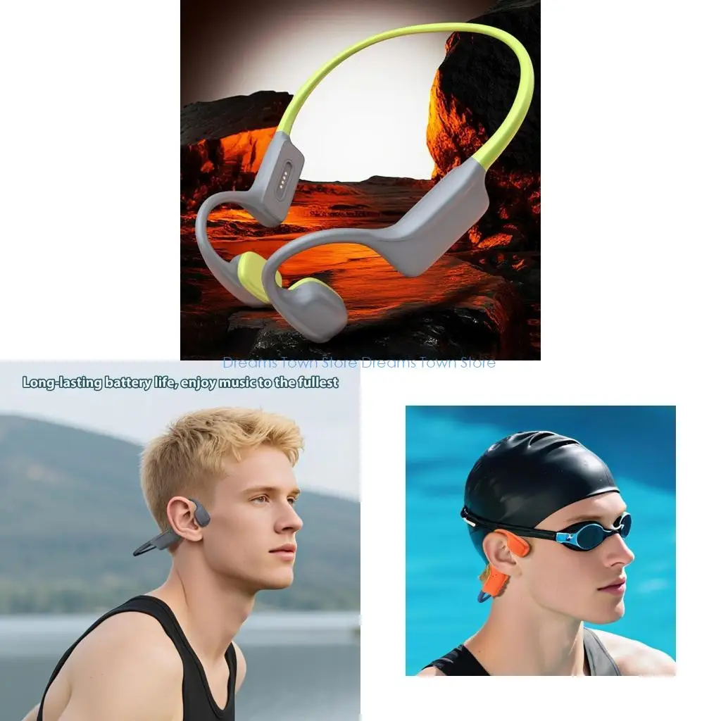 HX6A Sports Oriented Bone Conductions Wireless Headphones IPX8 Waterproof For Swimming