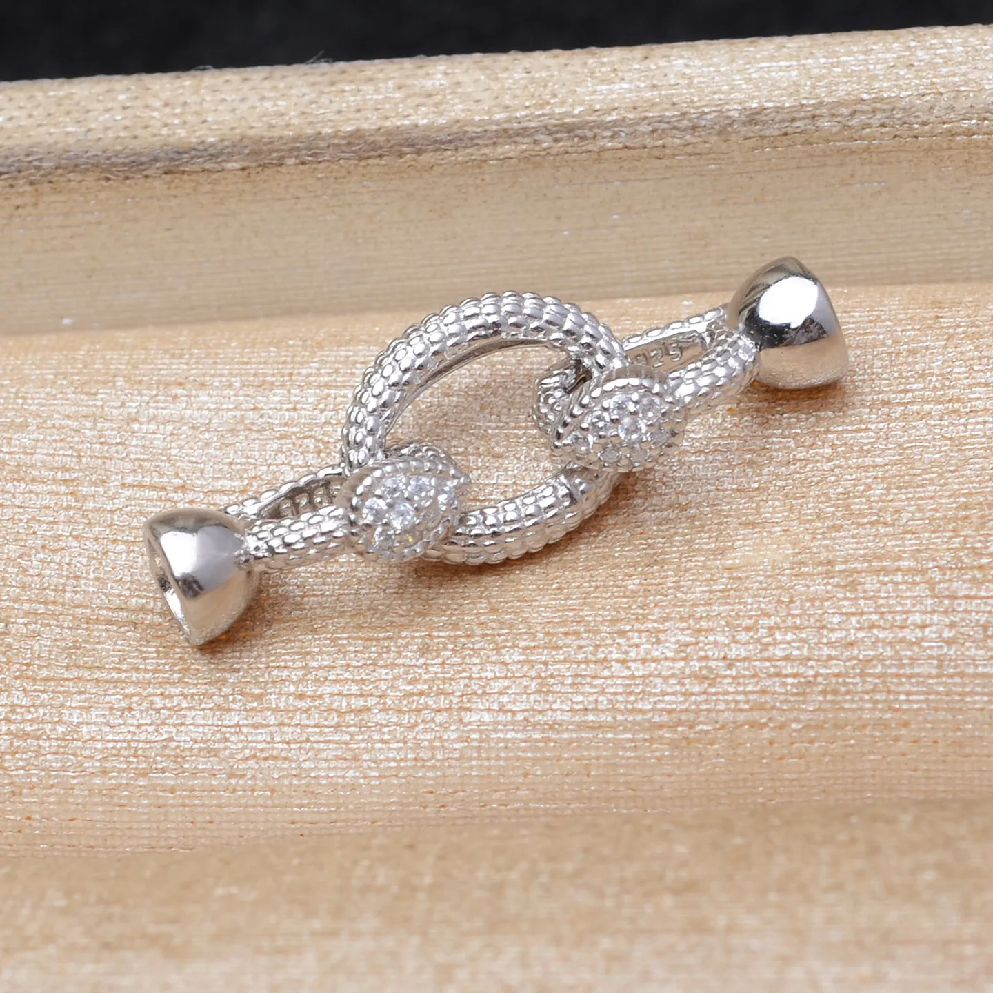 Wholesale S925 Sterling Silver Necklace Bracelet Clasps and Hooks Jewelry Accessory Parts Settings for 8-20mm Pearls 3pcs/lot