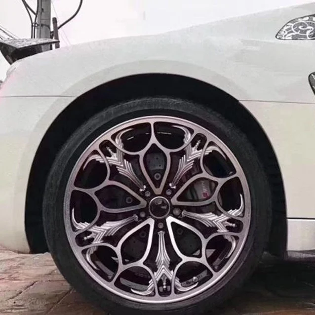 Luxury Custom rims Silver Finish 5 Holes 5X112 5X114.3  alloy forged wheels For Land Rover BMW BEN Audi