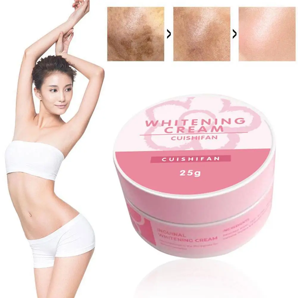 

1pcs Women's Whitening Cream Bleaching Face Body Whitening Underarm Lightening Cream Legs Cream for Dark Skin