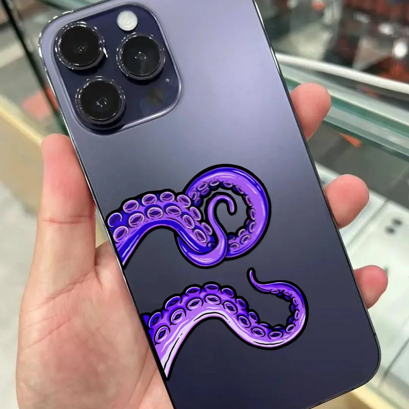 Horror Style Cthulhu Sea Monster Tentacles Scooter Stickers Waterproof DIY Motorcycle Fuel Tank Helmet Side Body Vinyl Decals view 3