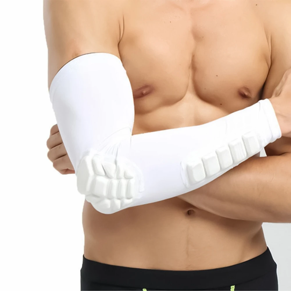 1Pc Sport Arm Sleeve Sport Basketball Football Elbow Brace Support Elastic Protective Arm Sleeve Arm Guard mangas para brazo