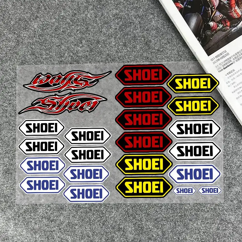 Stickers Moto Sticker Auto Body Bumper Windows Motorcycle Laptop Walls Vinyl Decal Car Tuning Accessories For S-SHOEI