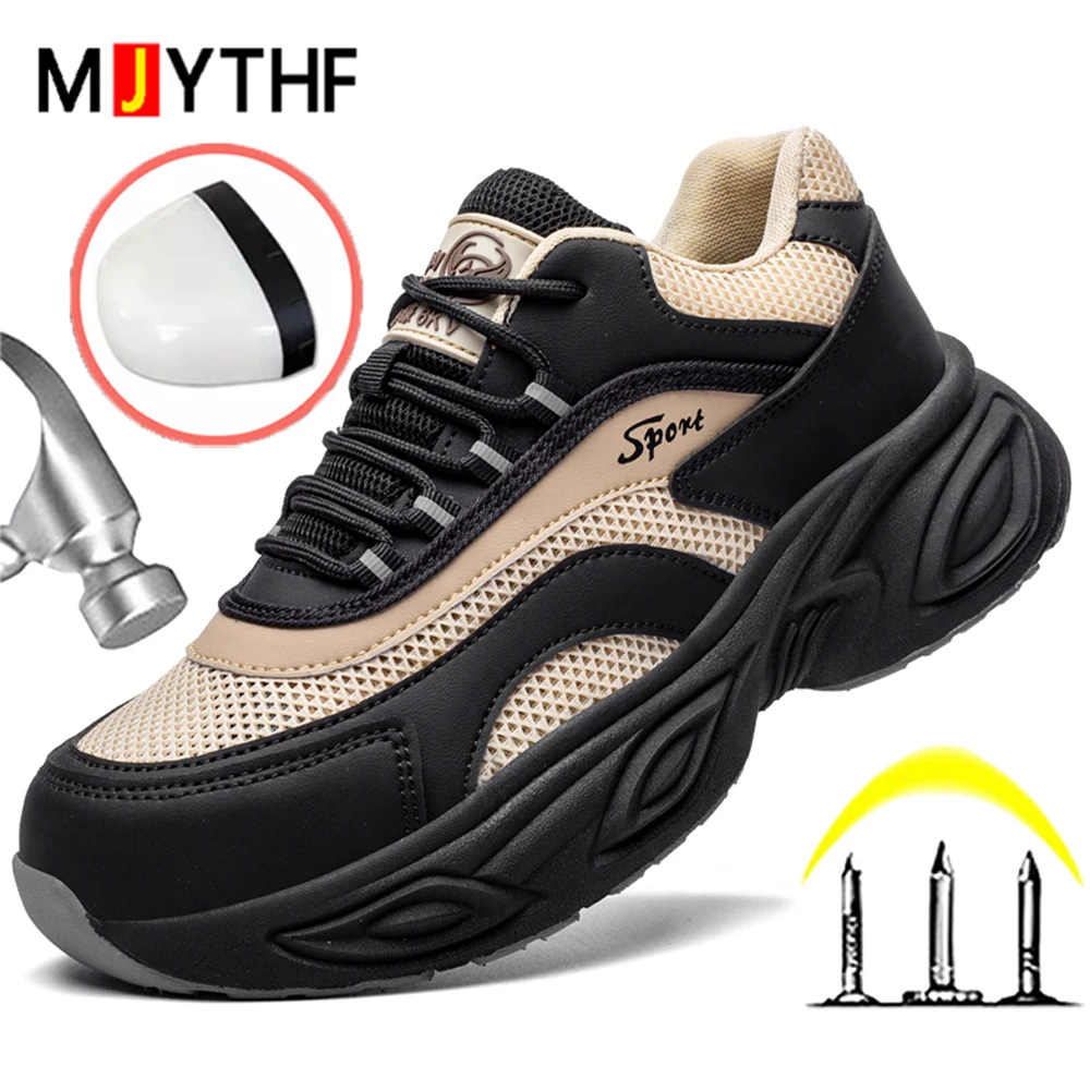 Women 6KV Insulated Shoes Composite Toe Safety Shoes Work Sneakers Platform Protection Shoes Non-slip Comfort Work Boots Lady