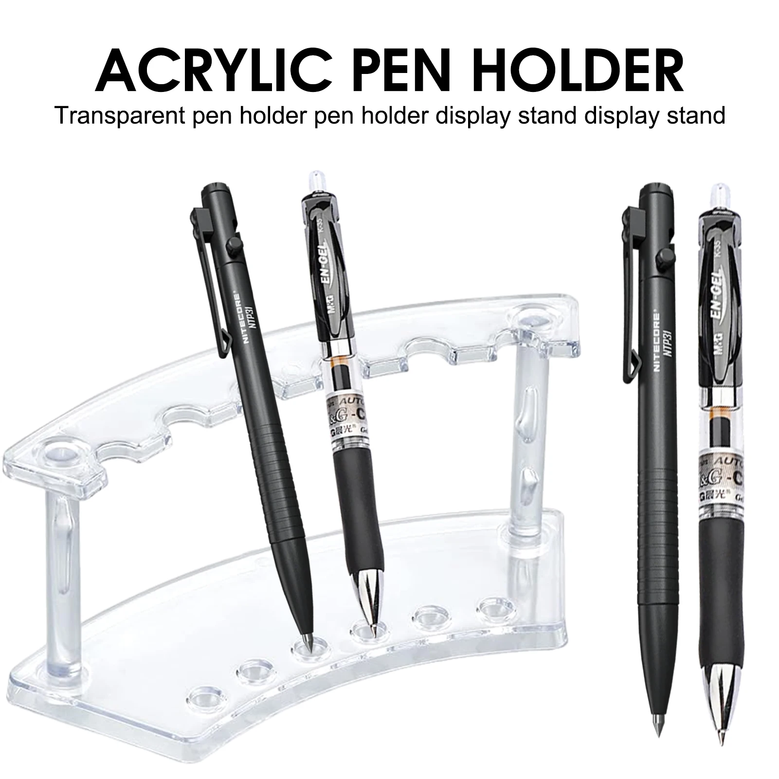 

6-слотовый пластиковый держатель для ручек, многоцелевой эстетический органайзер для ручек для друга, семьи, соседей, подарок