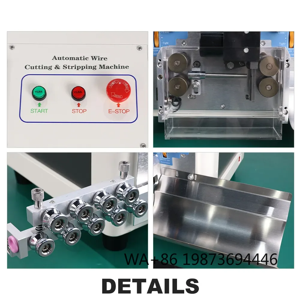 JCW-CS03 Automatic Electric Wire Cutter Stripper, Copper Cable Cutting Peeling Machine