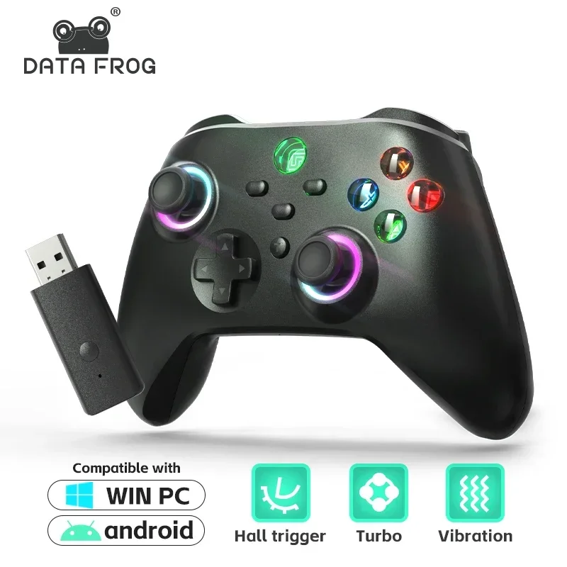 DATA FROG Turbo Programmable Wireless Pro Gamepad Compatible With Switch OLED LITE PC Android