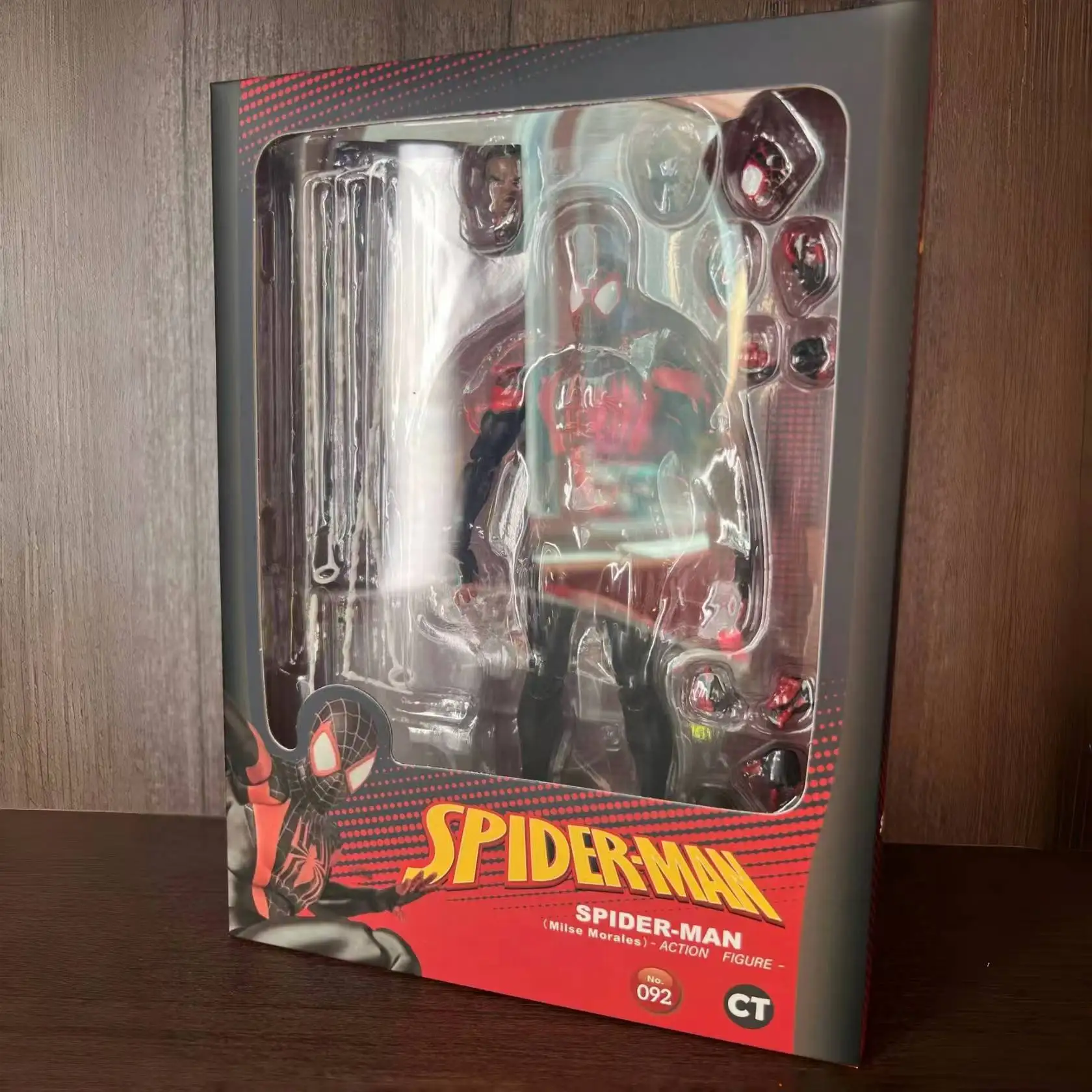 Ct Speelgoed Spiderman Mafex 092 S.H.Figuarts Spider Man Spider-Vers Miles Morales Anime Action Figure Collection Beeldje Model speelgoed