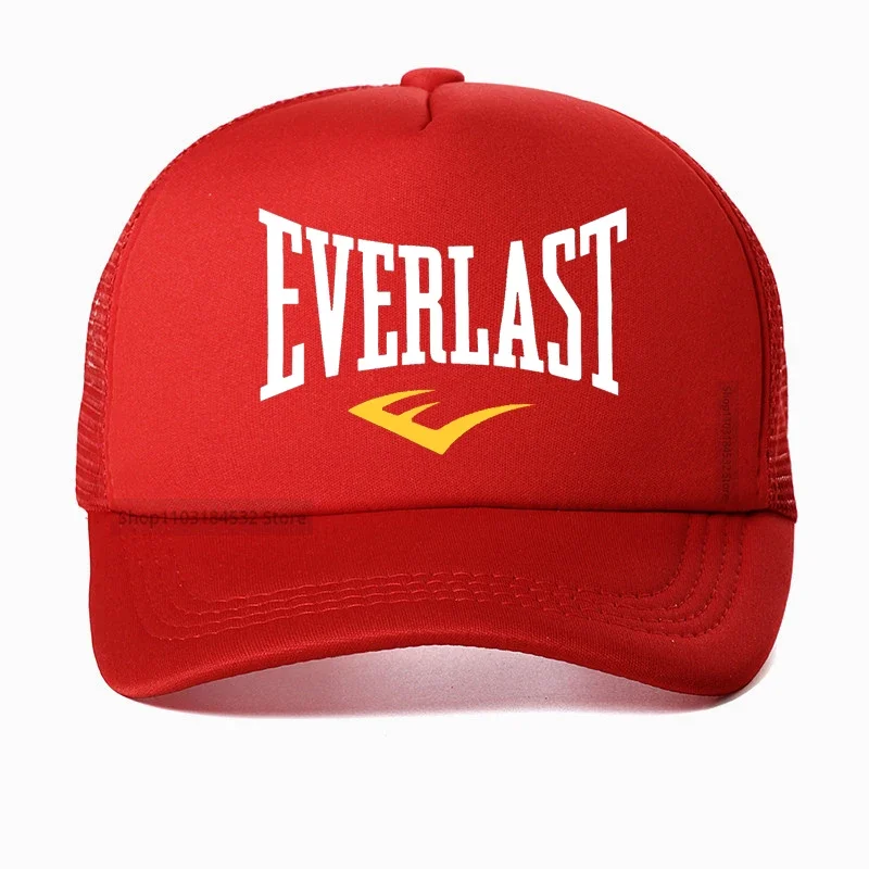 Everlast Boxing Baseball Cap men Gym Everlast Logo hat Summer Outdoor Breathable Mesh Snapback Hats Casquette