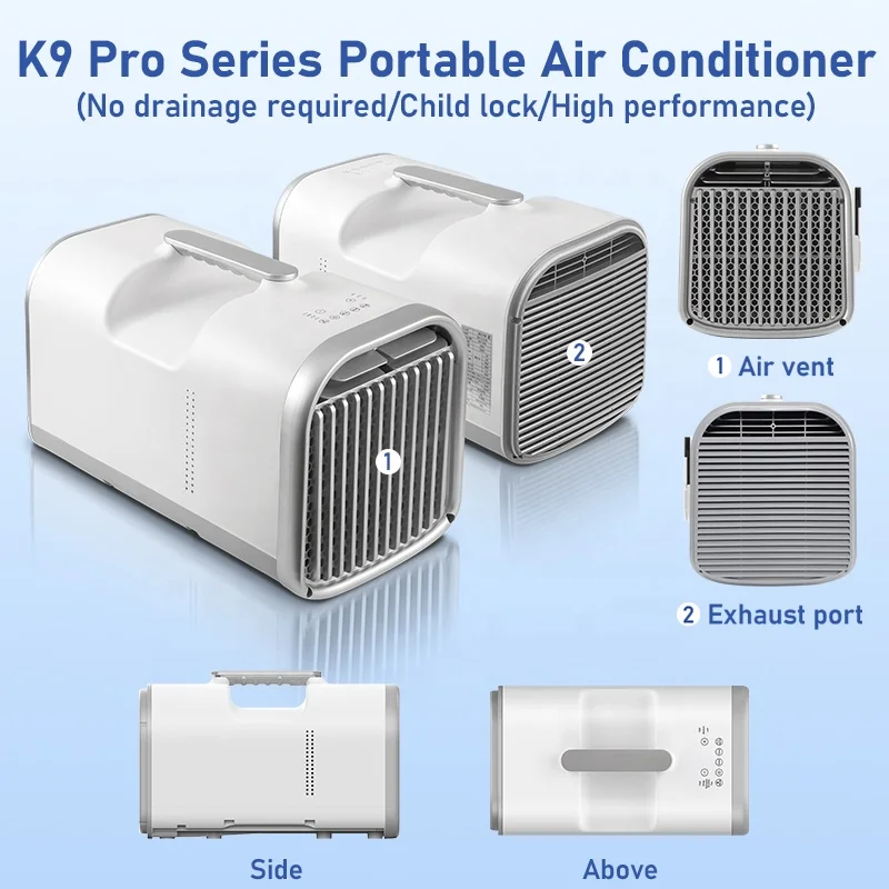 Cheap Portable Solar Air Conditioner 5100BTU, Compressor Cooling AC For Home Office Camping Car Tent, Factory Wholesal